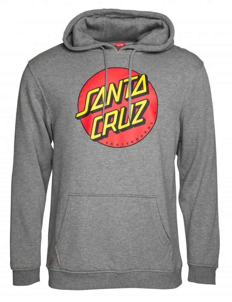 Santa Cruz Classic Dot Hoodie - Grey