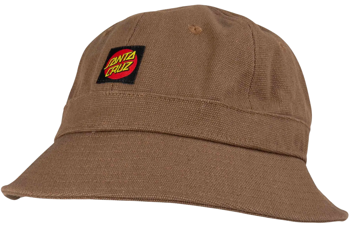 Santa Cruz Classic Label Bell Hat - Brown