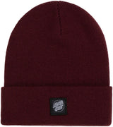 Santa Cruz Label Beanie - Dark Plum