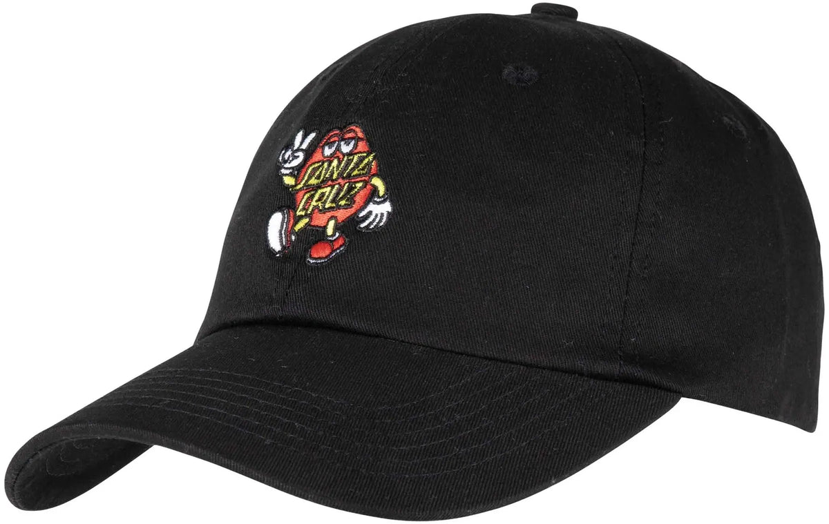 Santa Cruz Dot Guy Cap - Black