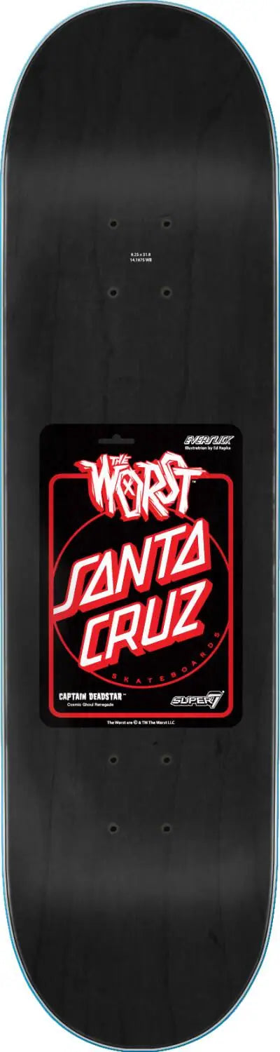 Santa Cruz Everslick Skateboard Deck - Captain Deadstar - image 2