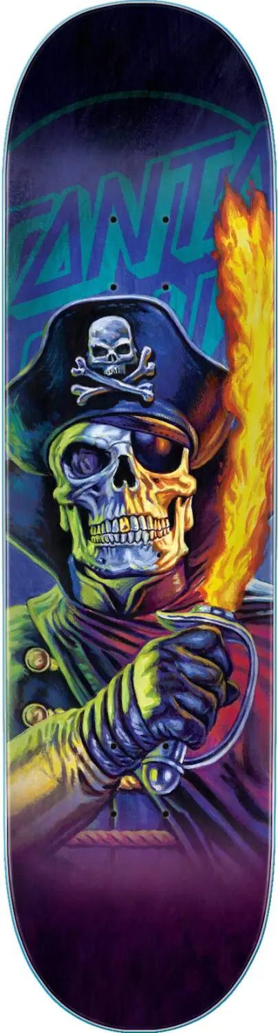 Santa Cruz Everslick Skateboard Deck - Captain Deadstar