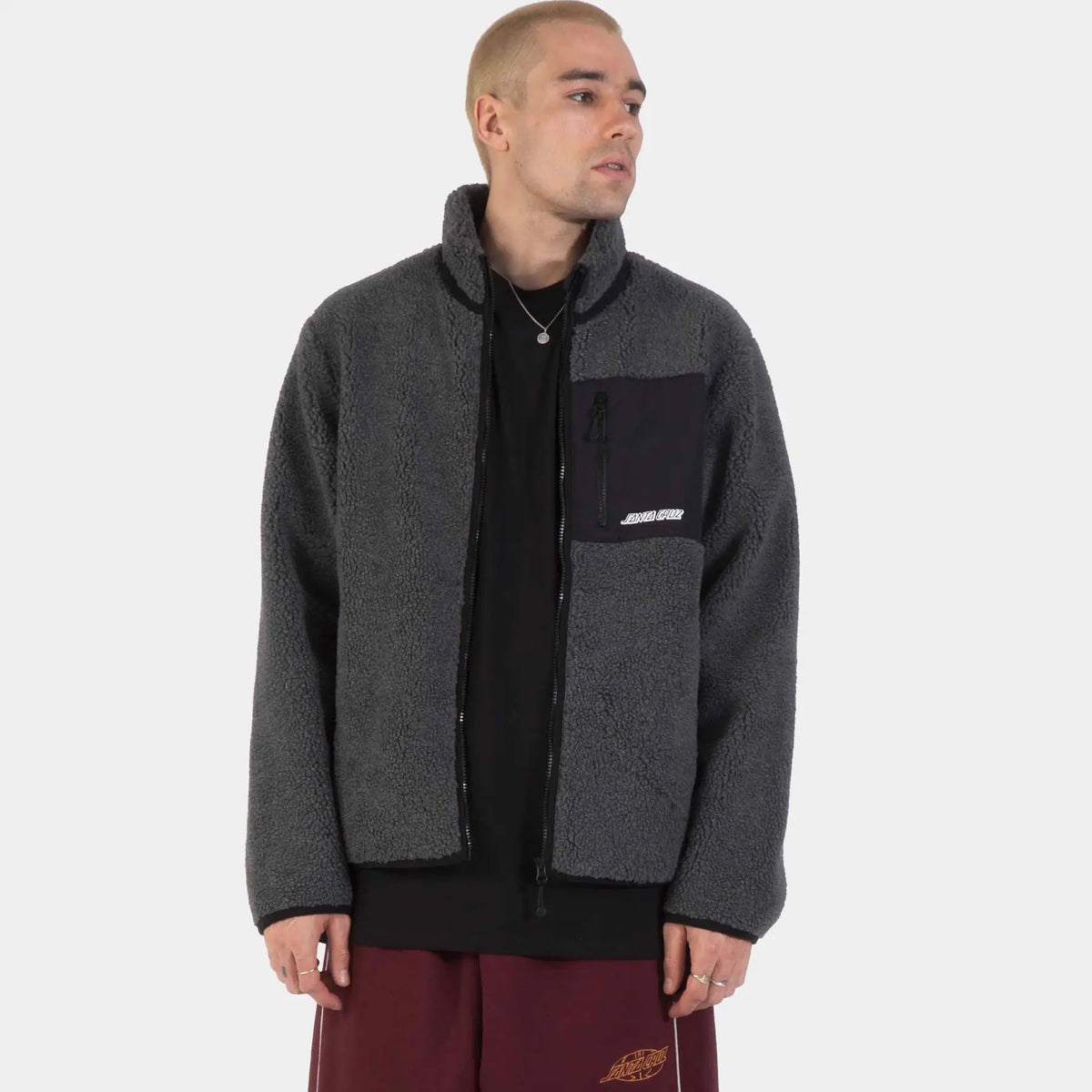Santa Cruz Freestyle Fleece Jacket - Charcoal - image 3