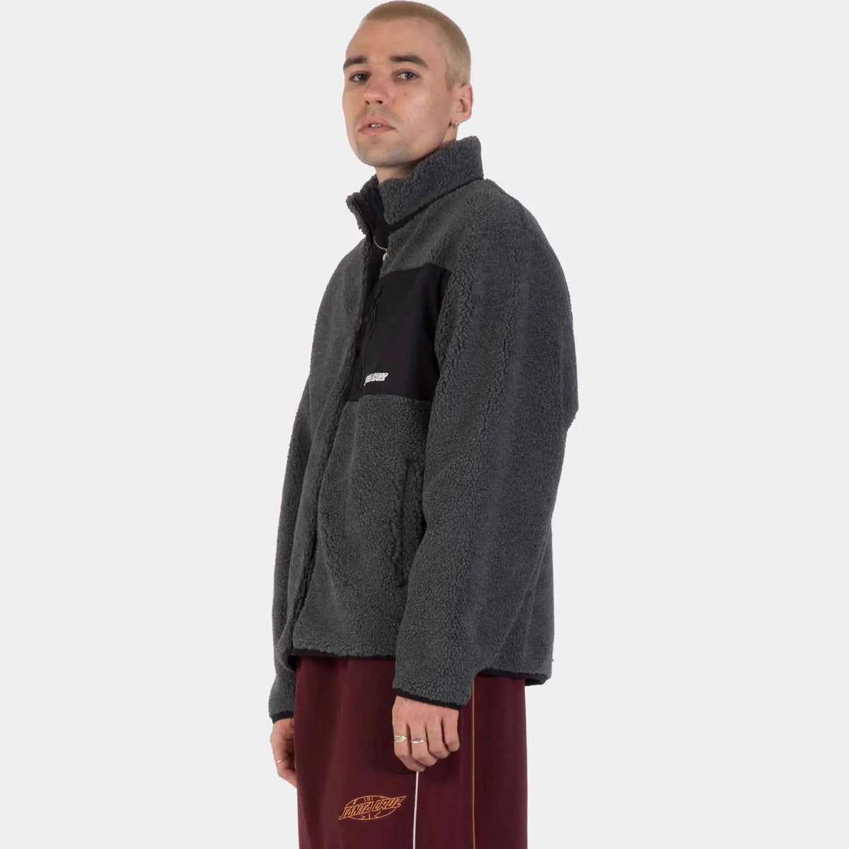 Santa Cruz Freestyle Fleece Jacket - Charcoal - image 5