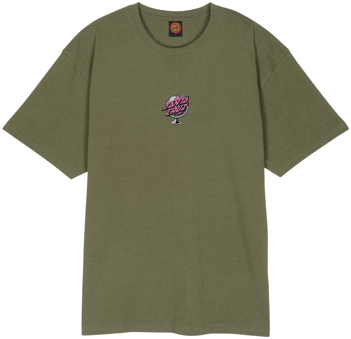 Santa Cruz Knibbs Cryptic World T-Shirt - Deep Olive