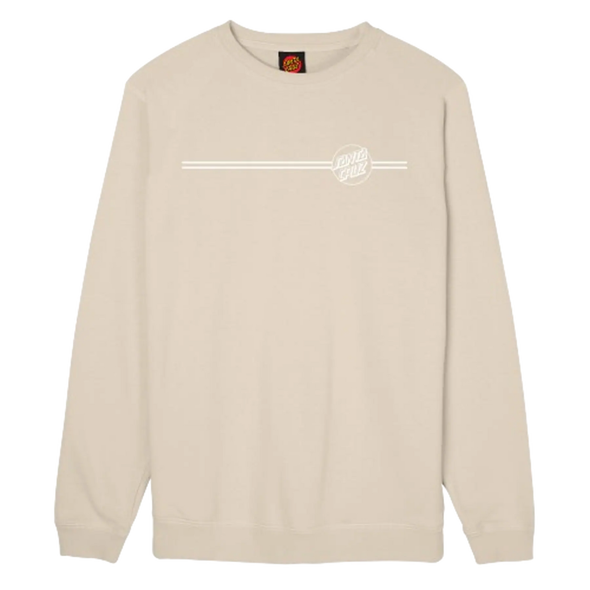 Santa Cruz Opus Dot Crew - Chalk