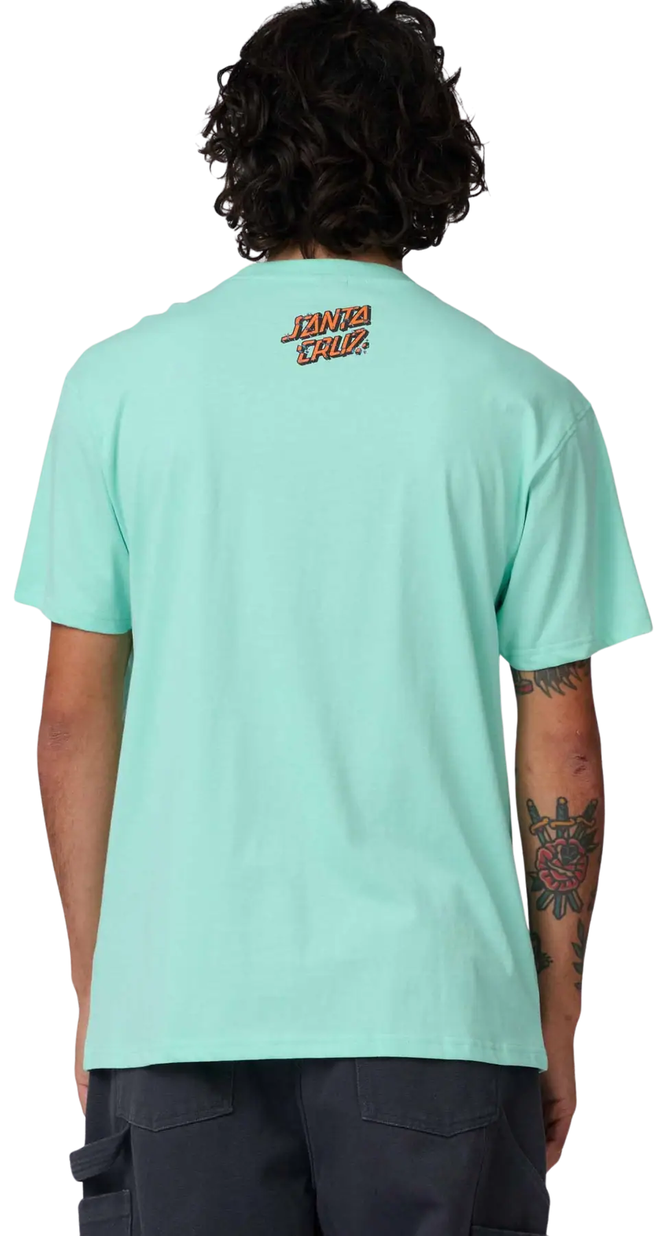 Santa Cruz Roskopp Screaming Five Front T-Shirt - Mint - image 4