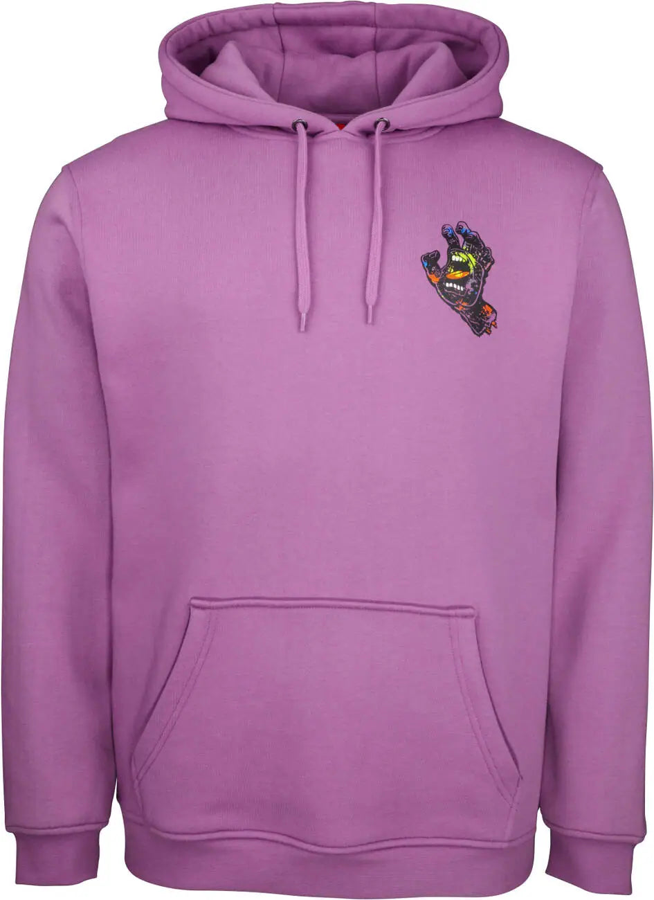 Santa Cruz Screaming Hand Hoodie - Hand Splatter / Lavender