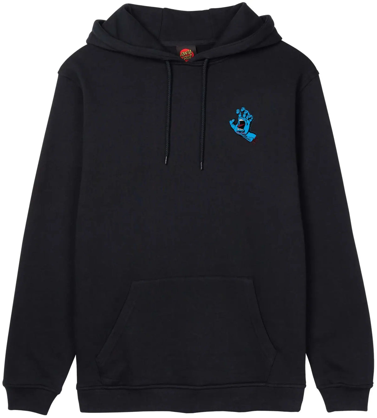 Santa Cruz Screaming Hand Hoodie - New Black