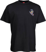 Santa Cruz Screaming Hand T-shirt - Hand Splatter Black