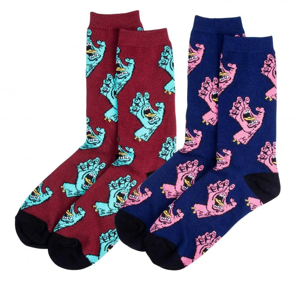 Santa Cruz Socks 2-Pack - Wine And Navy
