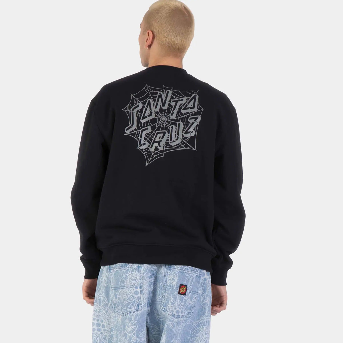 Santa Cruz Web Crew Sweatshirt - Black - image 4