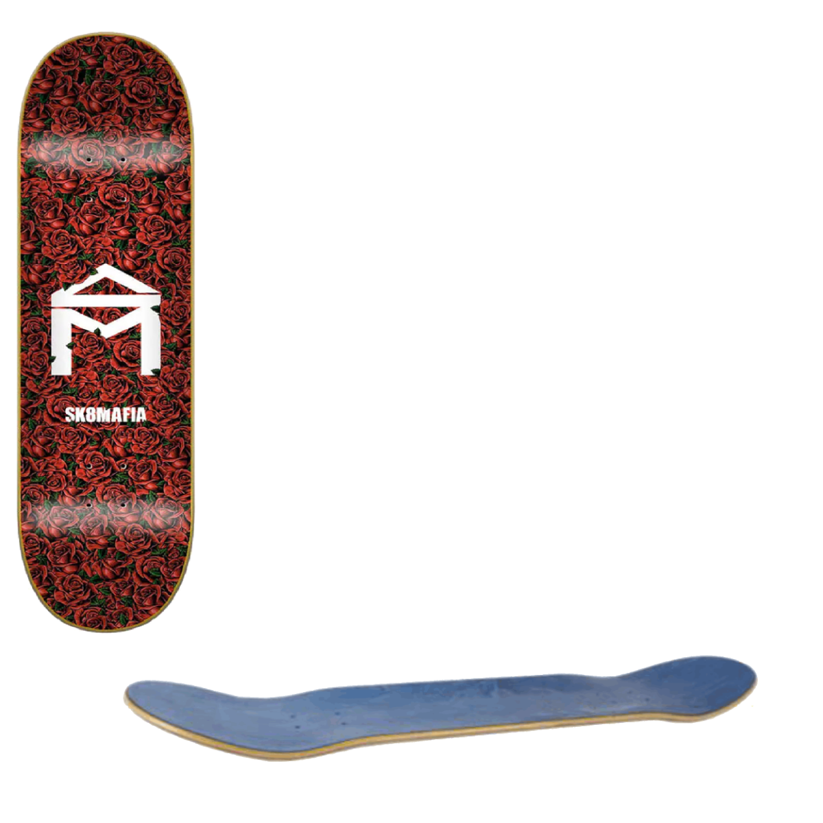 Sk8 Mafia House Logo Skateboard Deck - Beauty 8"