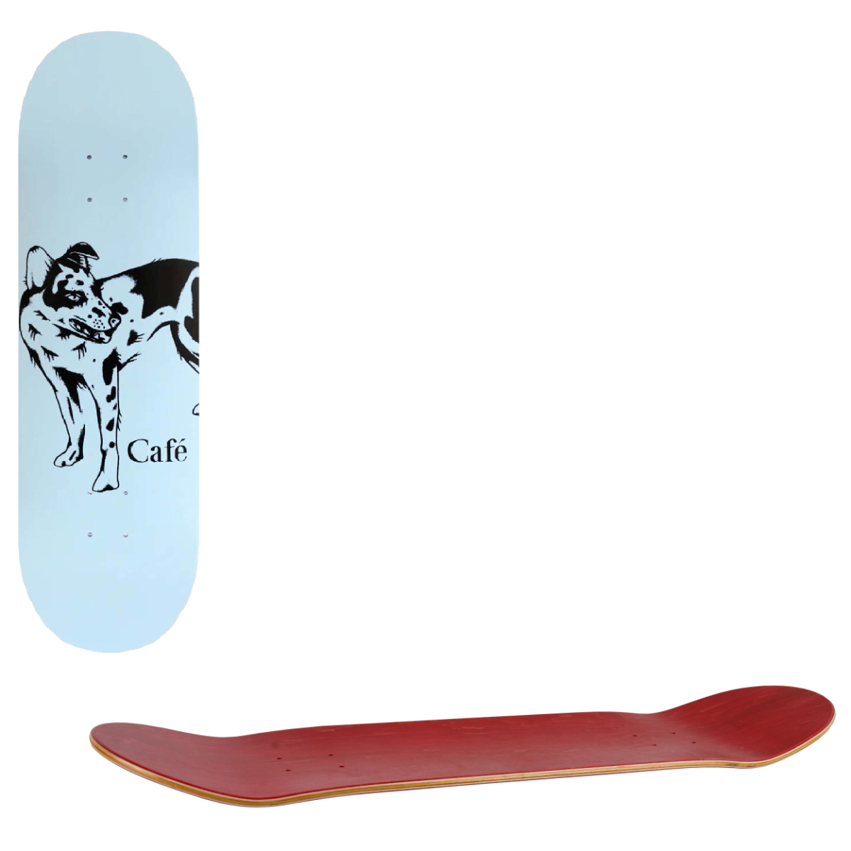 Skateboard Cafe Casper Skateboard Deck - Blue 8.375"