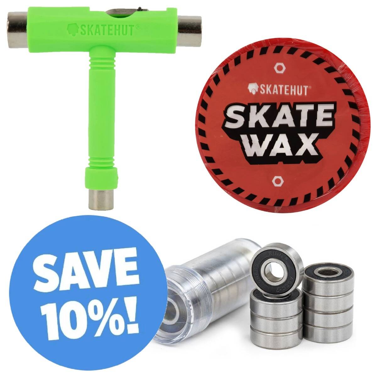 Skateboard Essentials Pack Bundle