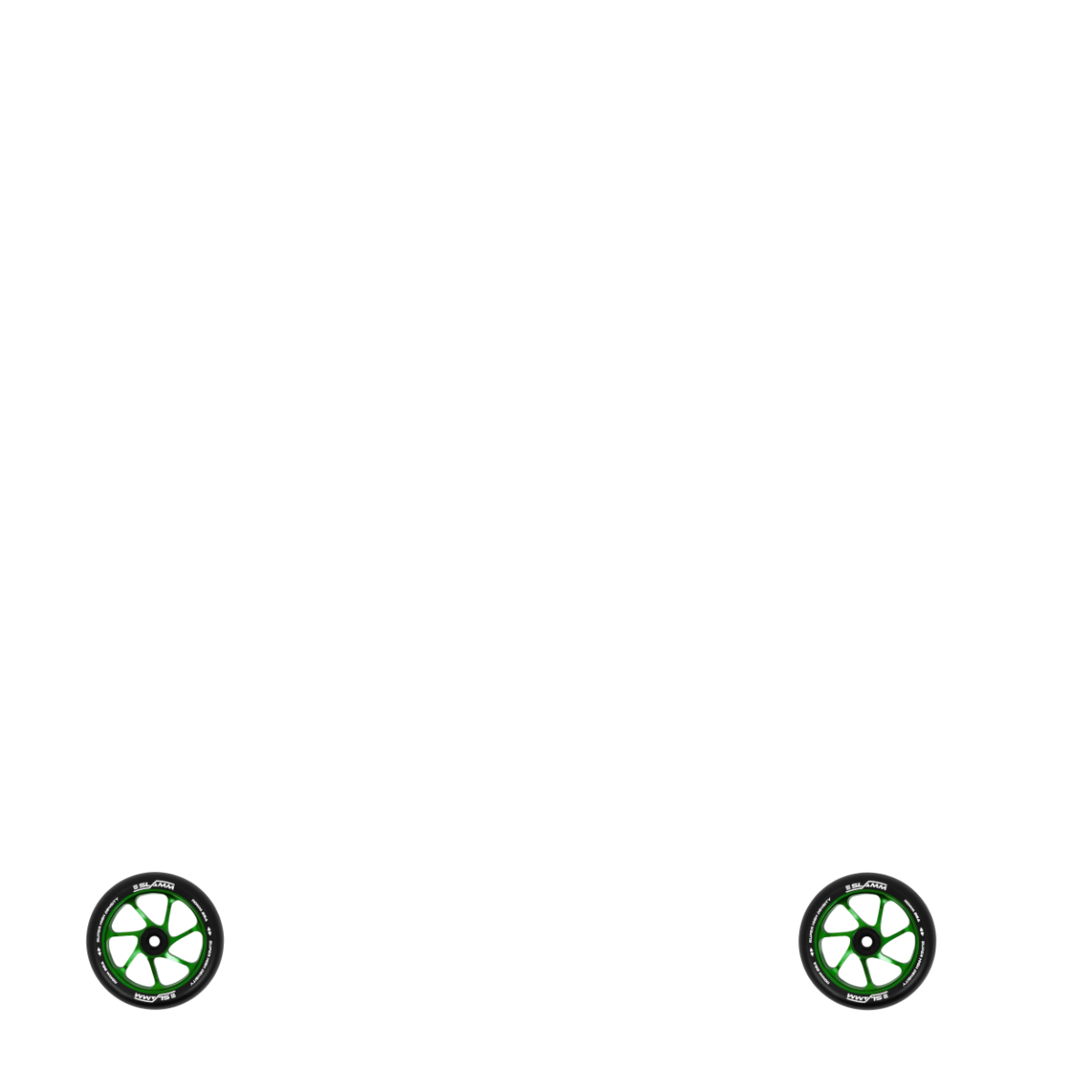 Slamm Team 110mm Scooter Wheel - Black/Green