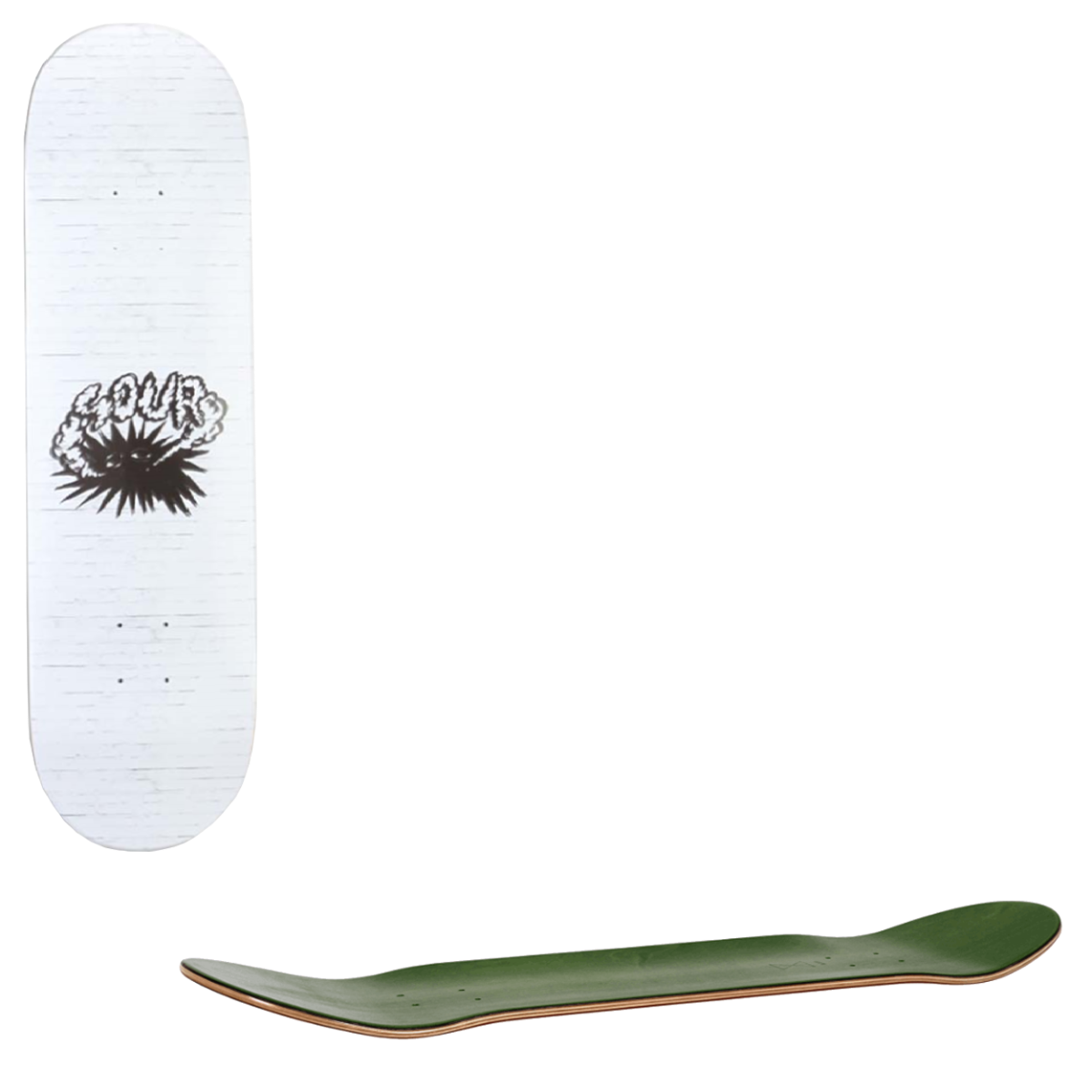 Sour Smokey Stroll Skateboard Deck 8"