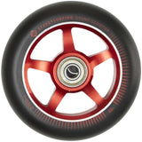 Street Surfing Aluminum Stunt Scooter Wheel 2-Pack - Black/Red
