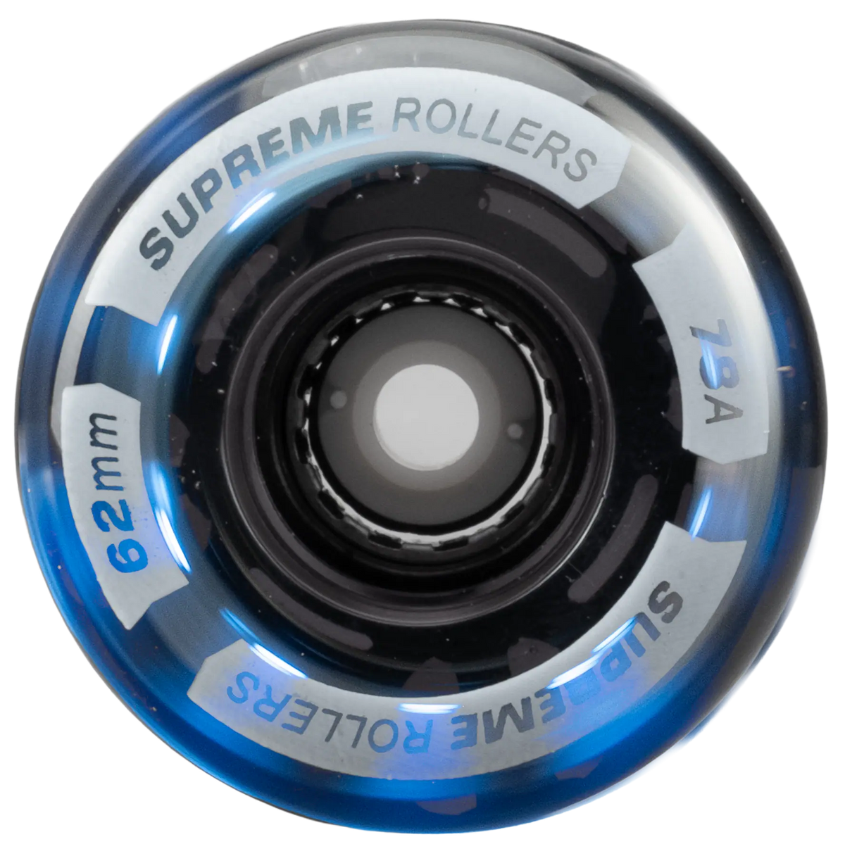 Supreme Light Up Roller Skate Wheels 4-Pack