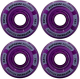Supreme Rollers Quad Wheels 4-Pack - Purple