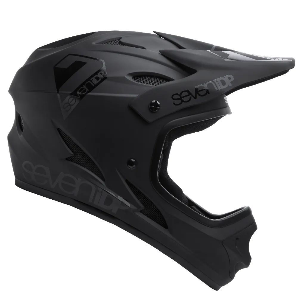 7iDP M1 Youth Helmet - Matte Black/Gloss Black