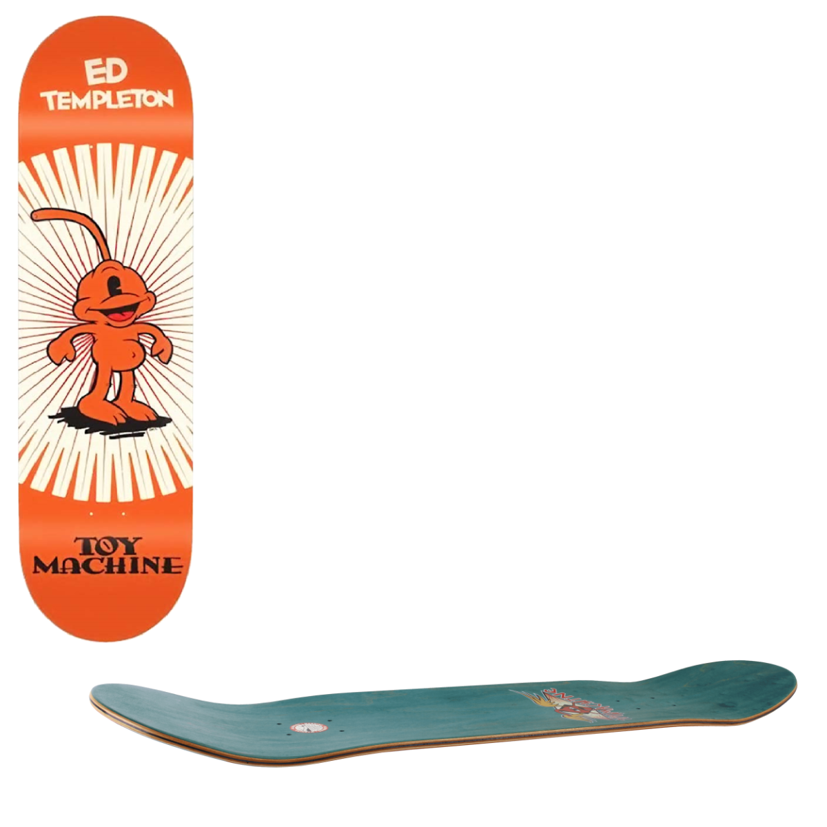 Toy Machine Toons Skateboard Deck - Templeton 8.75"