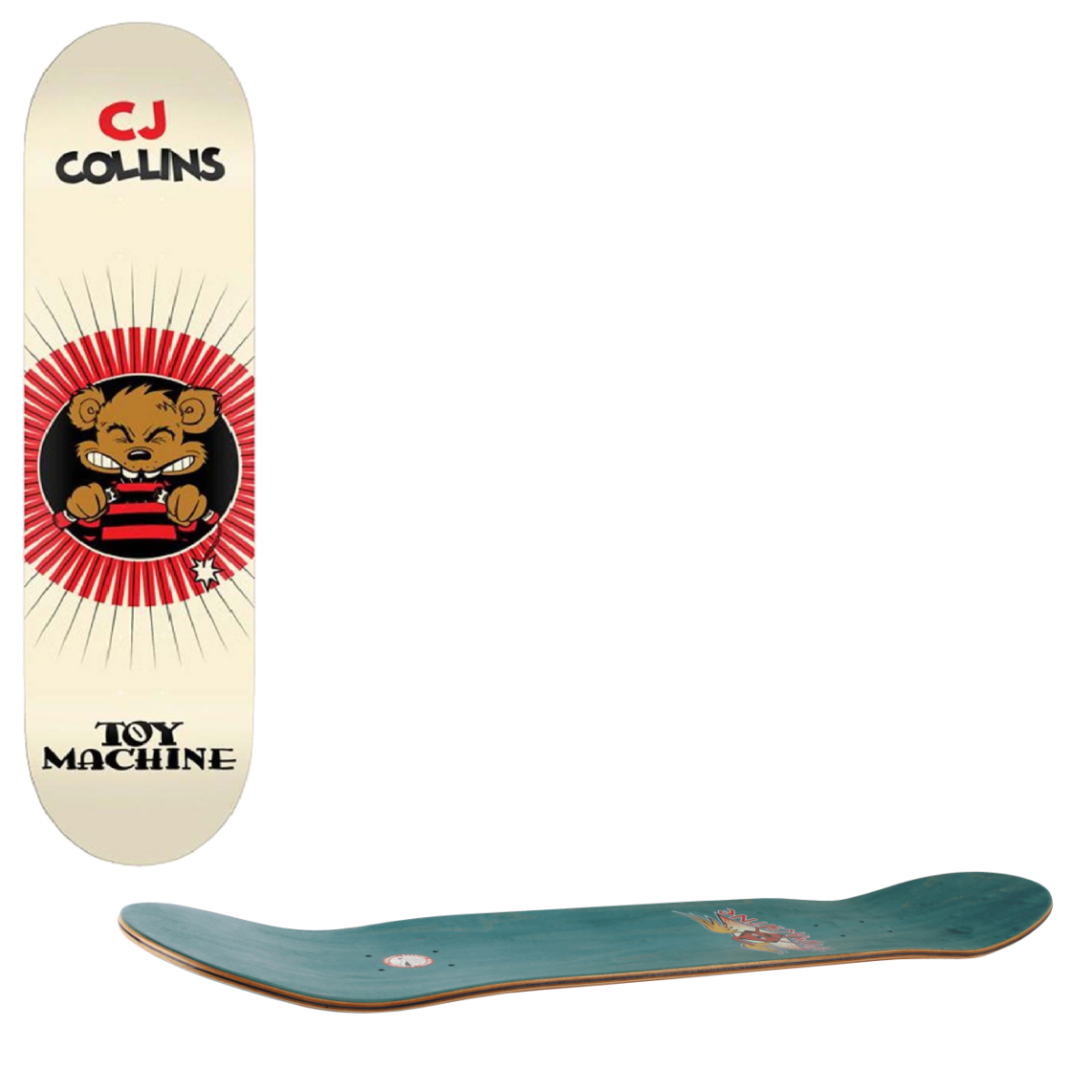 Toy Machine Toons Skateboard Deck - Collins 8"