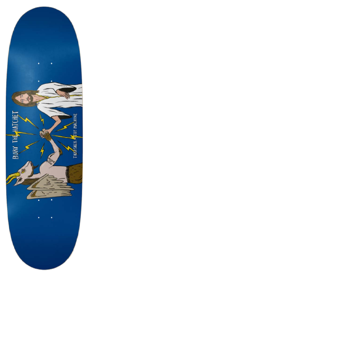 Toy Machine x Thrasher Skateboard Deck - Bury The Hatchet 8.88"