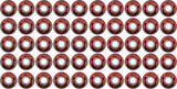 Wicked Bearings Skateboard Bearings ABEC 9 - Red