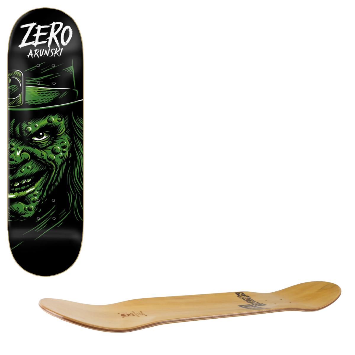 Zero Fright Night II Skateboard Deck - Arunski 8.5"