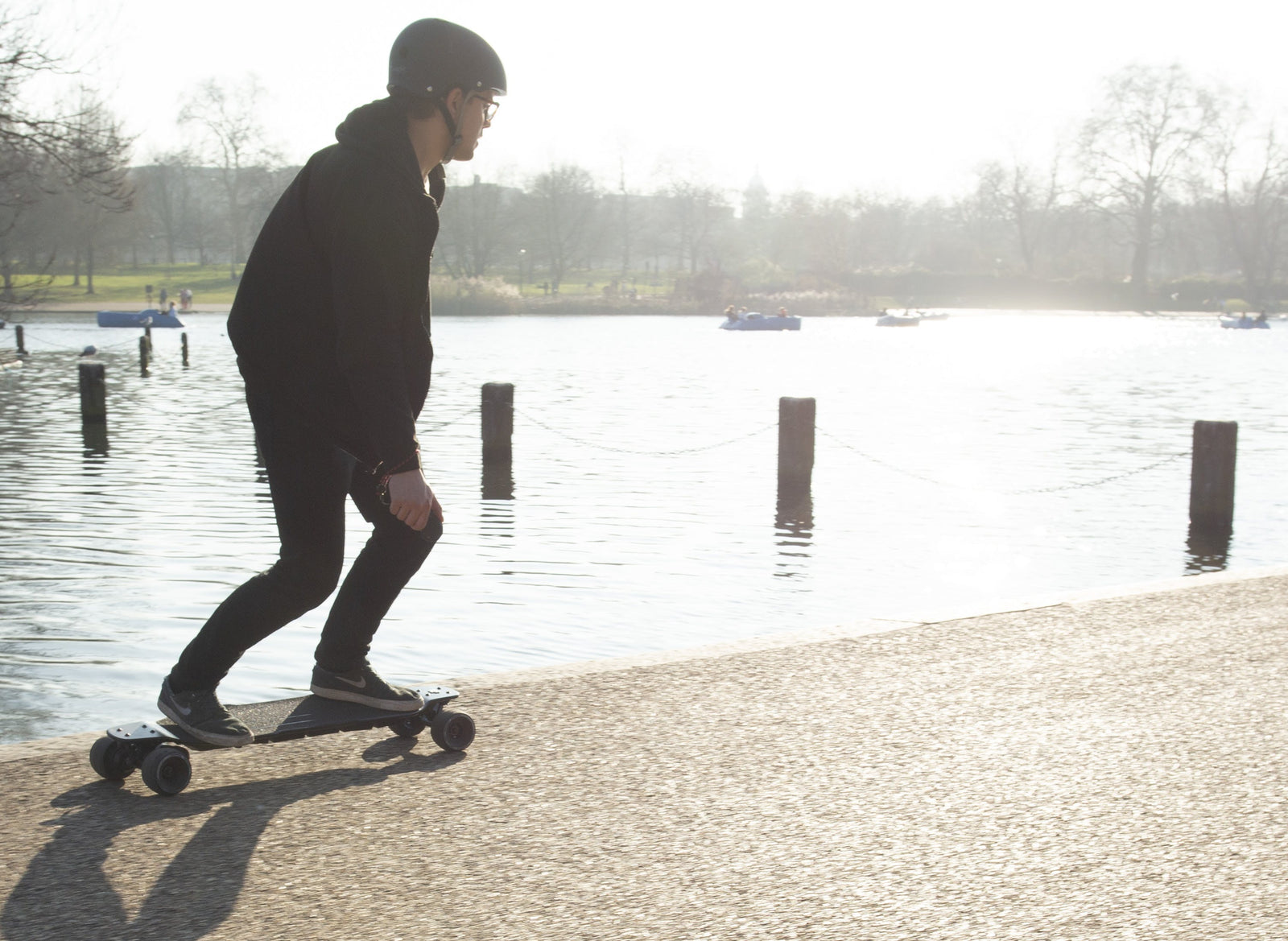 The Slick Revolution Flex-E Carbon Electric Skateboard - Get Involved