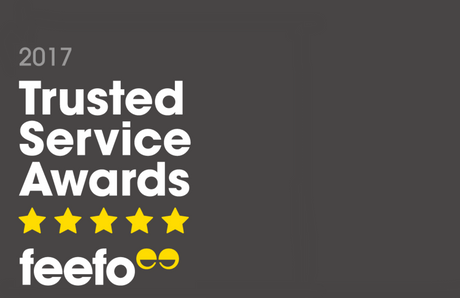 We've Won The Feefo Gold Trusted Service Award