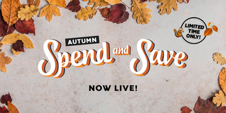 Autumn Spend & Save Begins, Plus a Fresh Autumn Clothing Release!
