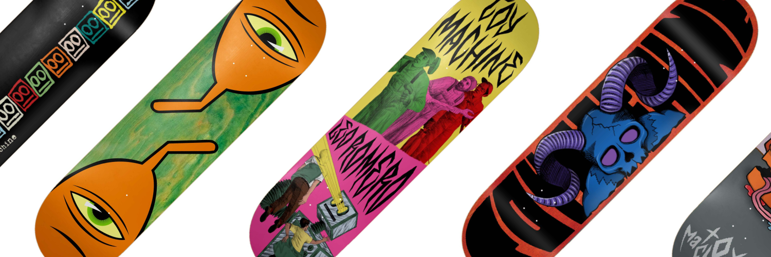 JUST ARRIVED! Toy Machine Skateboard Decks