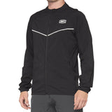 100% Corridor Stretch Windbreaker Jacket - Black