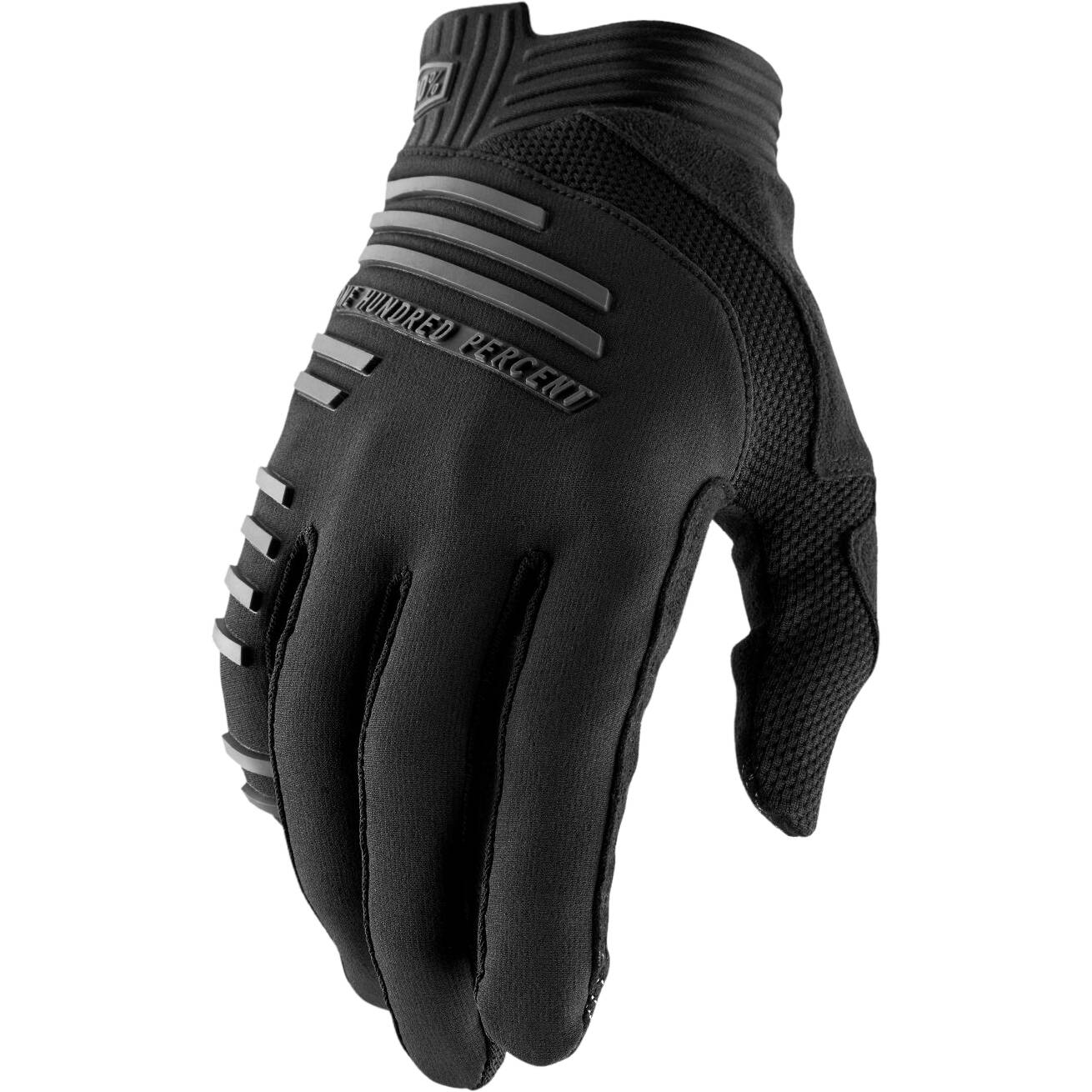 100% R-Core Protective Gloves - Black LRG