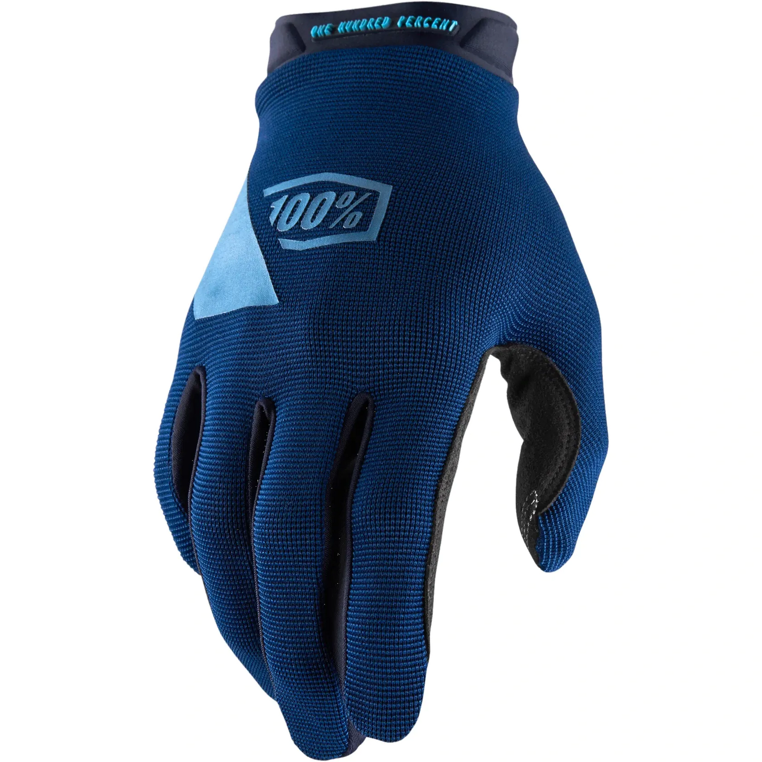 100% Ridecamp Protective Gloves - Navy MED