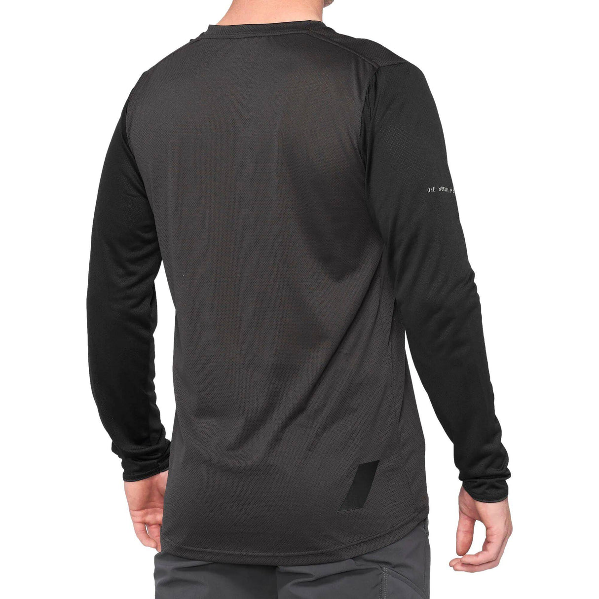 100% Ridecamp Long Sleeve Jersey - Black/Charcoal