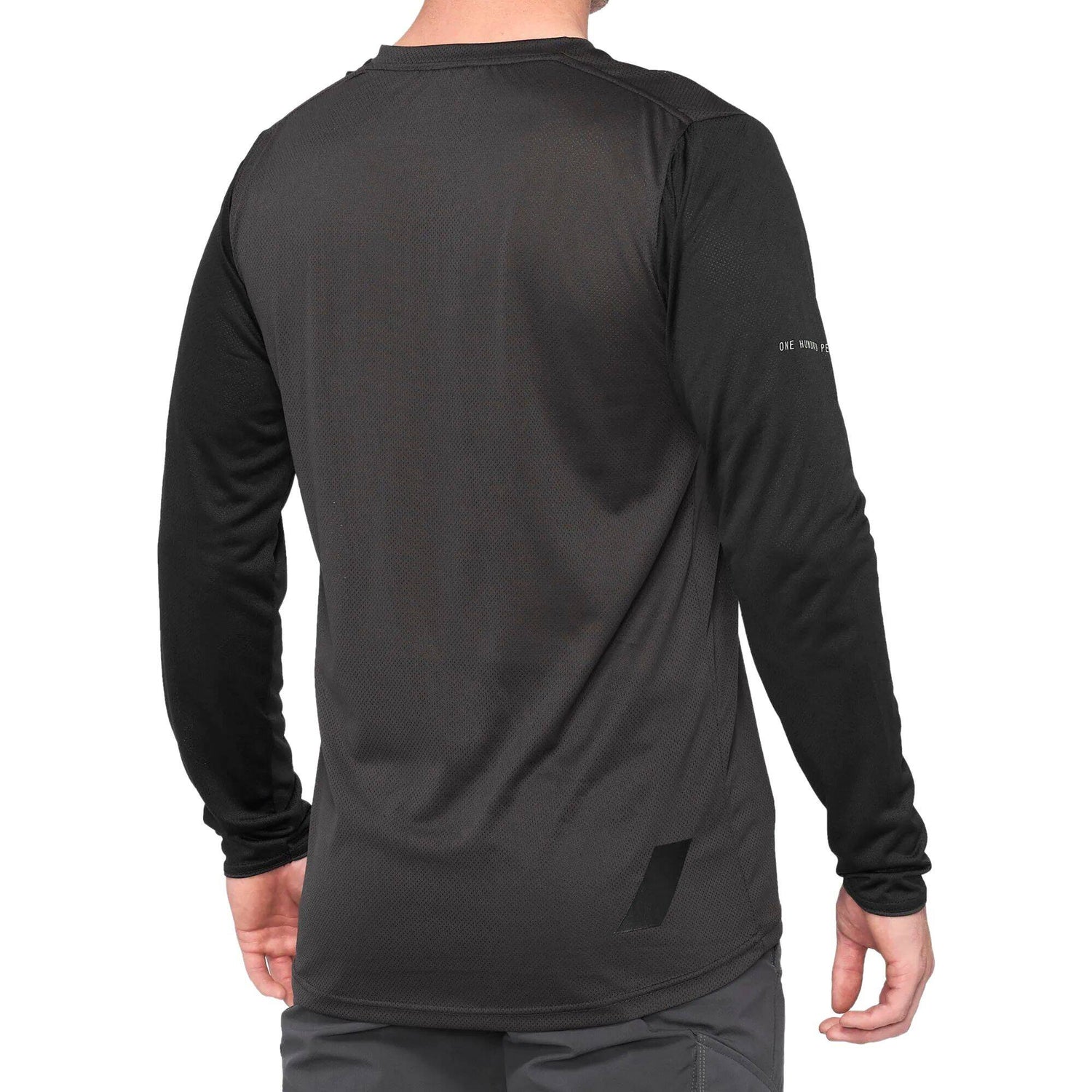 100% Ridecamp Long Sleeve Jersey - Black/Charcoal
