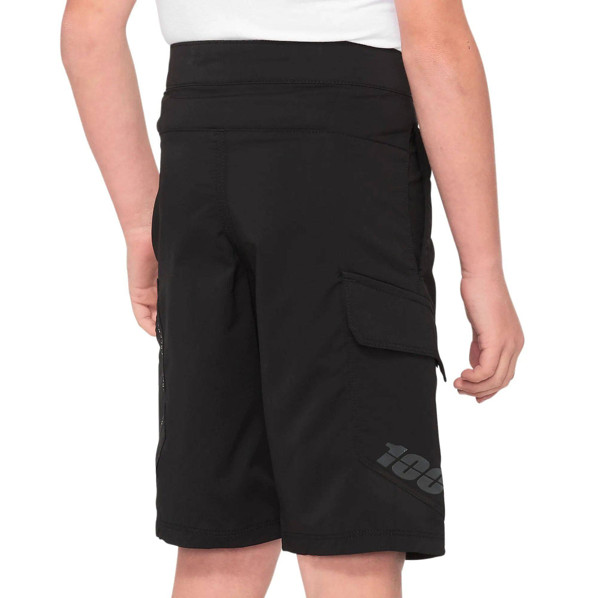 100% Ridecamp Youth Shorts - Black