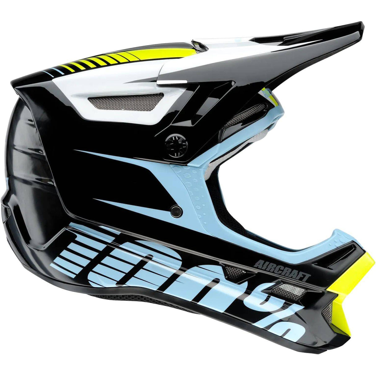 100% Aircraft DH Full Face Helmet - Fiji Black