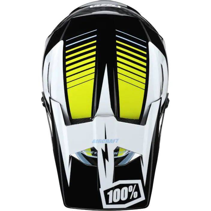 100% Aircraft DH Full Face Helmet - Fiji Black