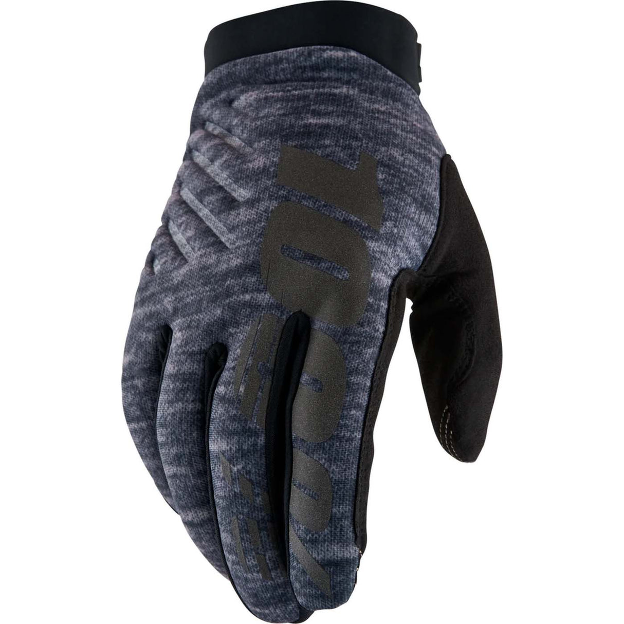 100% Brisker Protective Gloves - Heather Grey