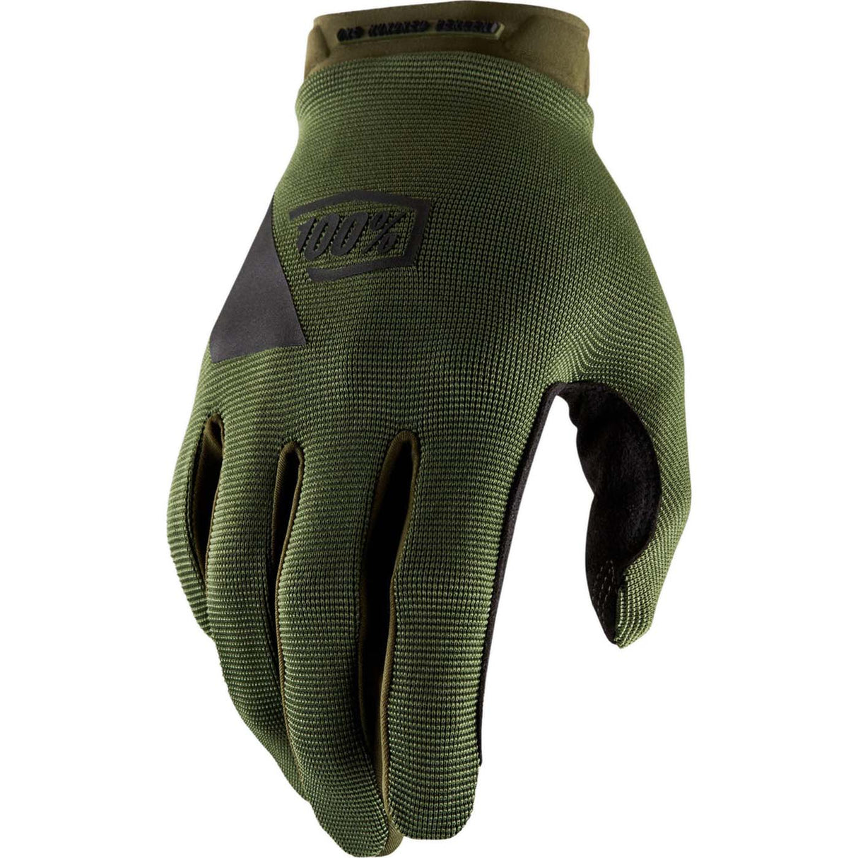 100% Ridecamp Protective Gloves - Army Green/Black