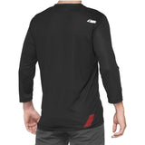 100% Airmatic 3/4 Sleeve Jersey - Black/Red