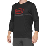 100% Airmatic 3/4 Sleeve Jersey - Black/Red LRG