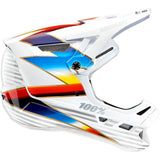 100% Aircraft Composite Full Face Downhill/BMX Helmet - Knox/White