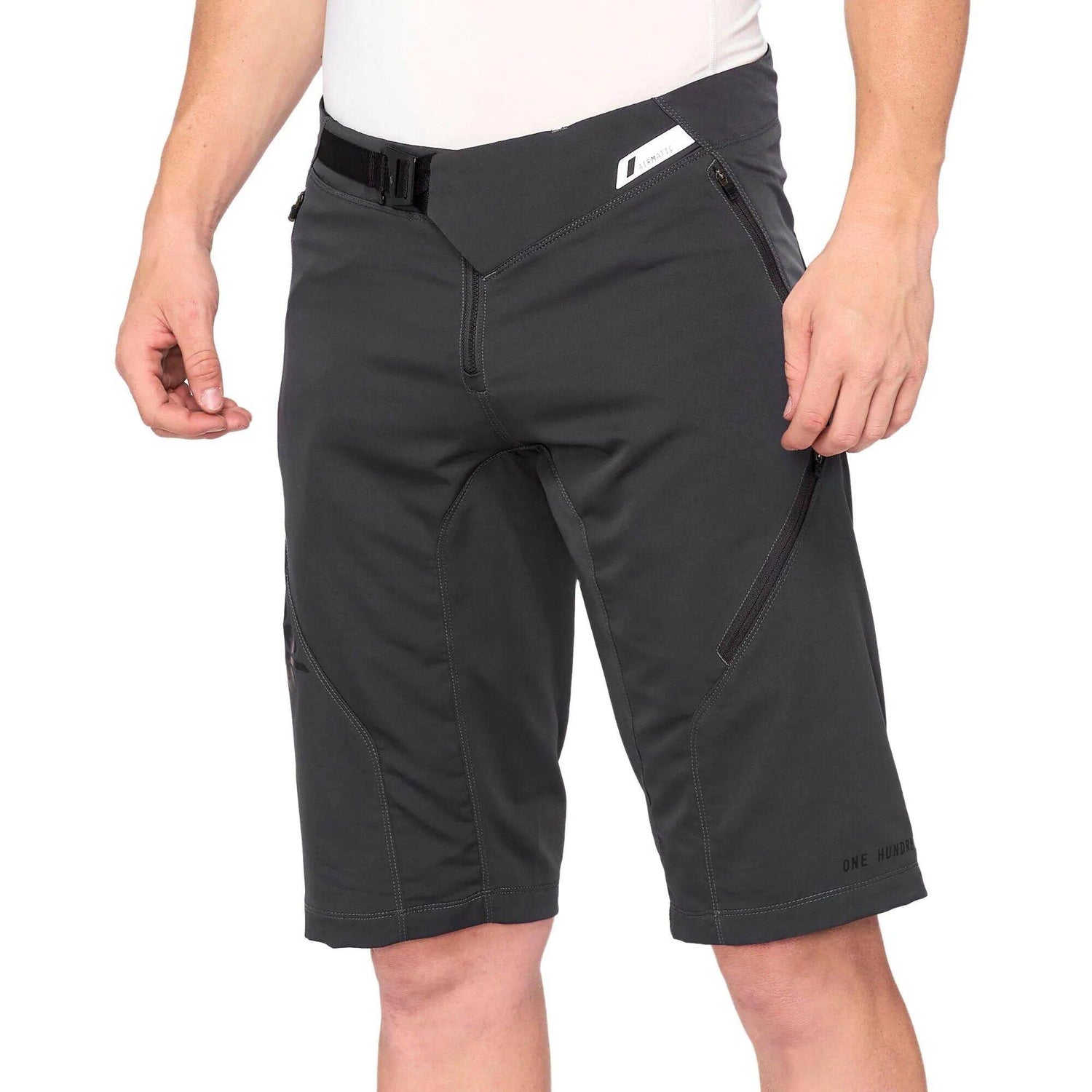 100% Airmatic Shorts - Charcoal Waist 34''