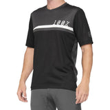 100% Airmatic Short Sleeve Jersey - Black/Charcoal