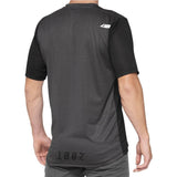 100% Airmatic Short Sleeve Jersey - Black/Charcoal